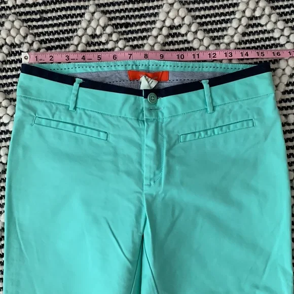 Anthropologie Teal Ankle Pants - Picture 5 of 12